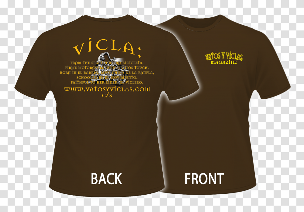Vicla Black T Shirt Back, Sleeve, T-Shirt Transparent Png