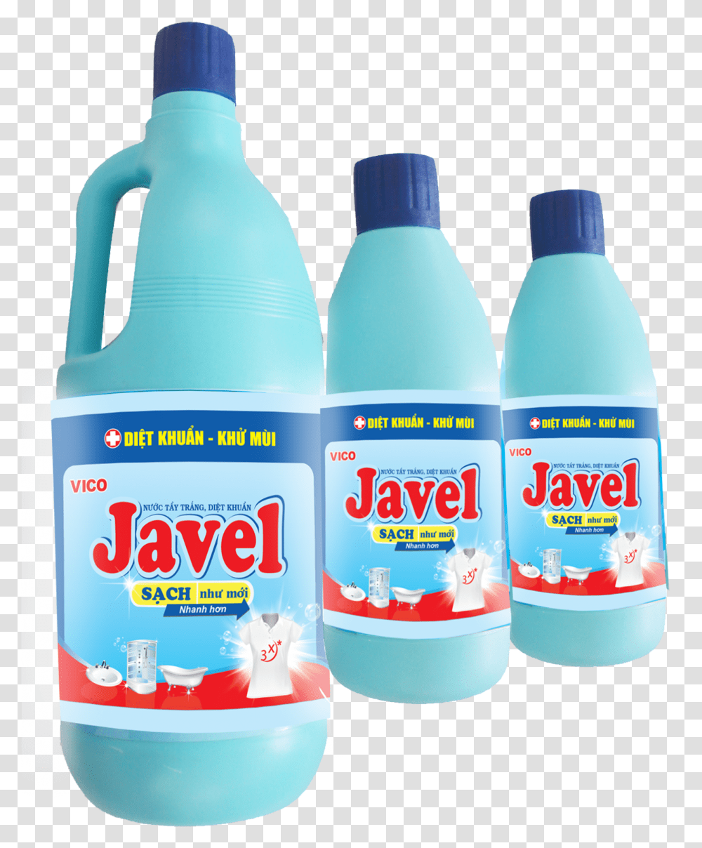 Vico Javel Bleach Plastic Bottle, Label, Mayonnaise, Food Transparent Png