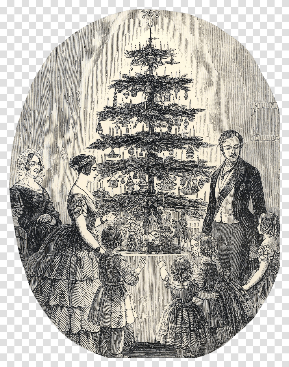 Victoria And Albert Christmas Tree Christmas Tree Albert And Victoria Transparent Png