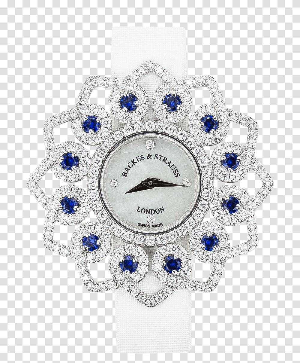 Victoria Brilliant Blue Sapphire Analog Watch, Accessories, Accessory, Jewelry, Gemstone Transparent Png