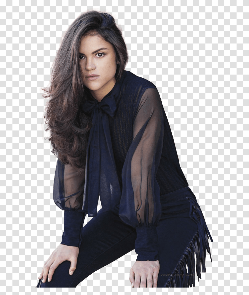 Victoria Moroles Victoria Morales With Curly Hair, Sleeve, Long Sleeve, Person Transparent Png