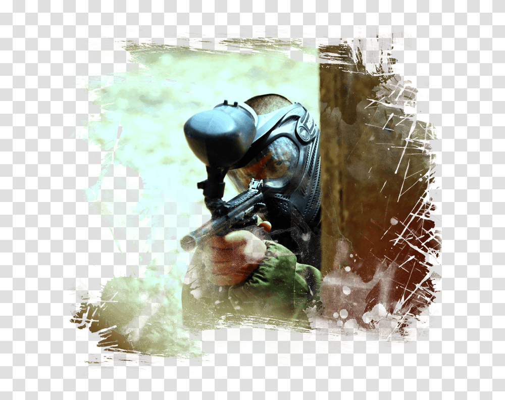 Victoria's Largest Outdoor Paintball Venue Paintball, Person, Human, Helmet Transparent Png