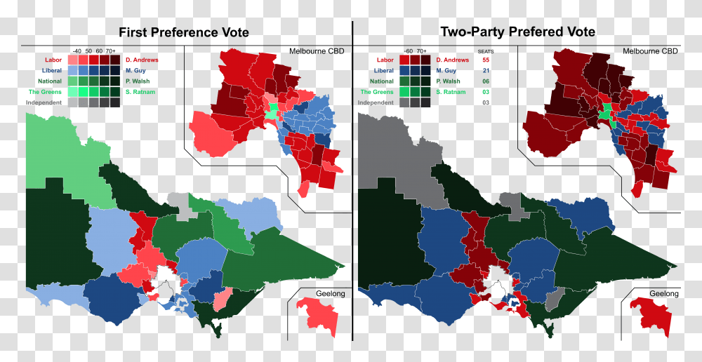 Victoria State Election 2018, Map, Diagram, Plot, Atlas Transparent Png