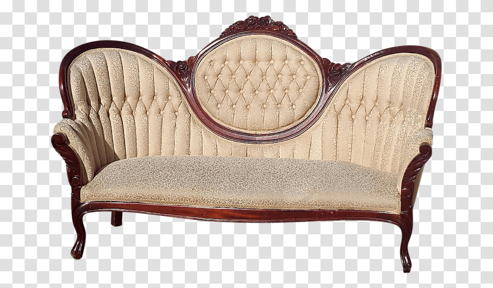Victorian Butterfly Sofa, Furniture, Cushion, Chair, Couch Transparent Png