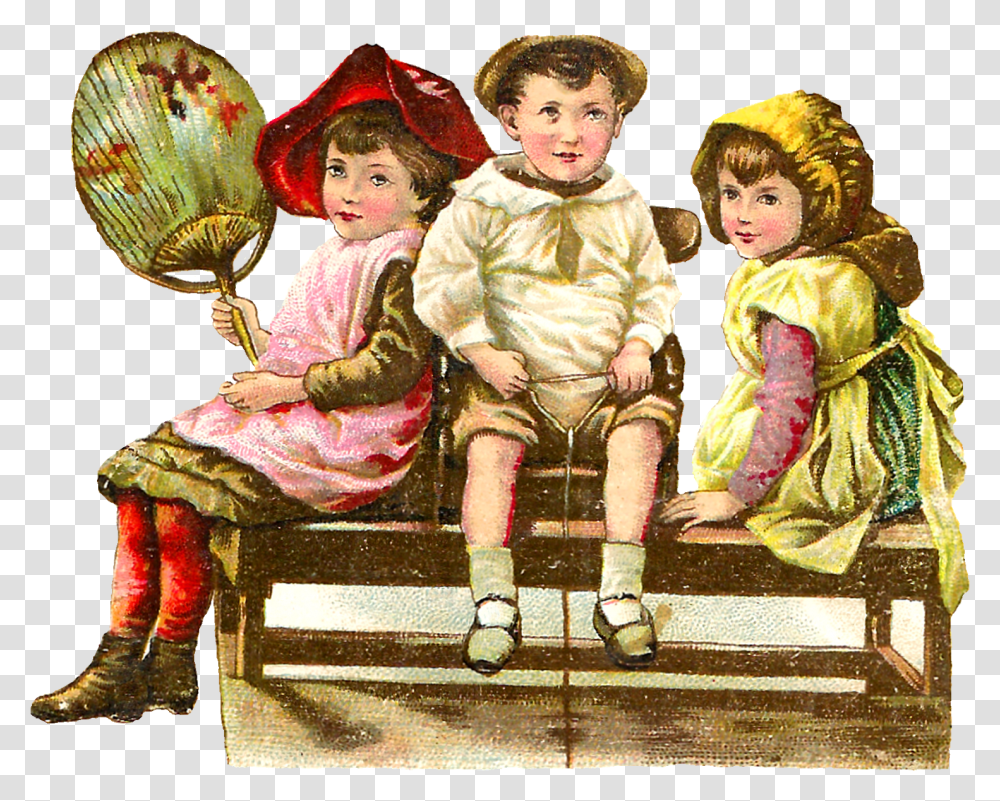 Victorian Children Clip Art Downloads Download Victorian Children, Person, Human, Apparel Transparent Png