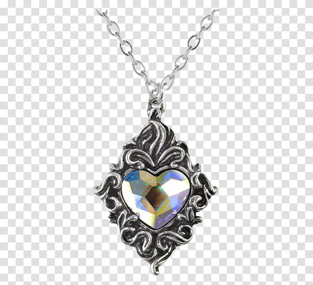 Victorian Crystal Heart Necklace Victorian Necklace Pendant, Jewelry, Accessories, Accessory, Gemstone Transparent Png