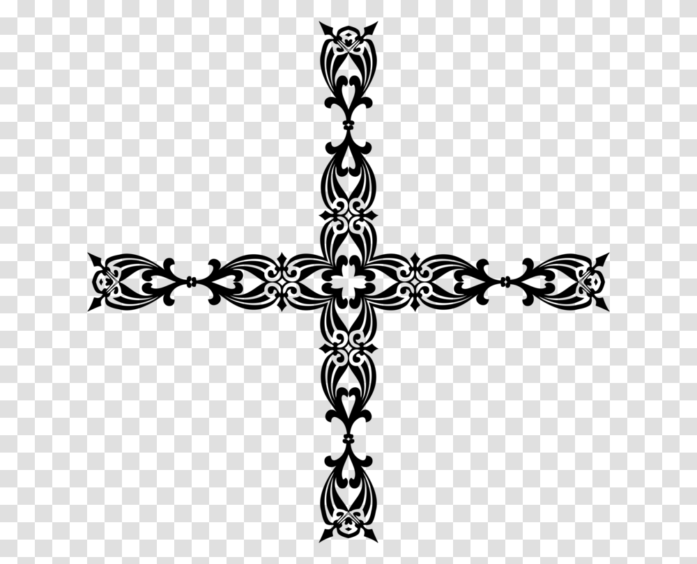Victorian Era Christian Cross Symbol Christianity, Gray, World Of Warcraft Transparent Png