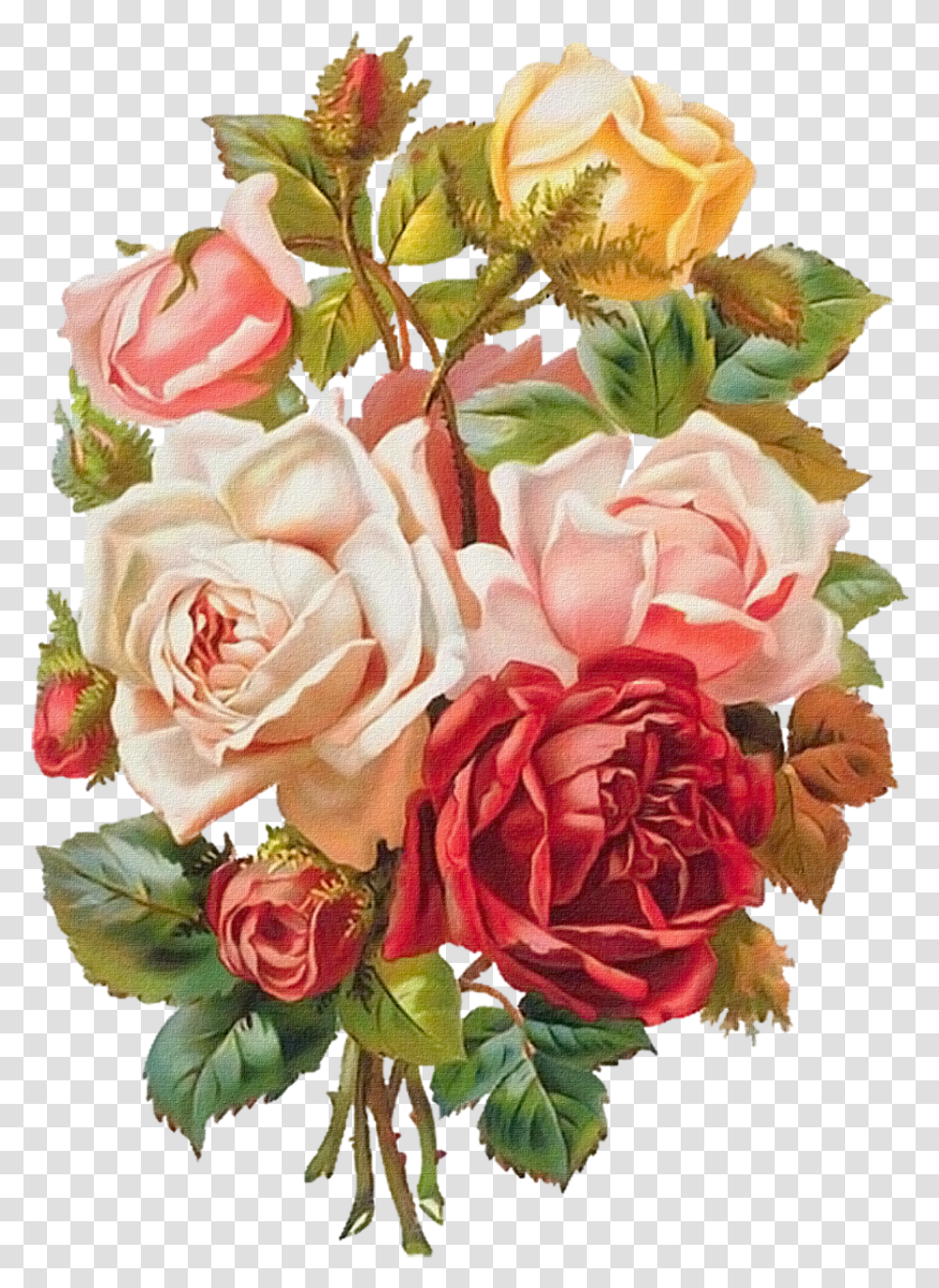 Victorian Era Flower Bouquet Porte Bouquet Rose Clip Vintage Flower Hd, Plant, Blossom, Flower Arrangement, Art Transparent Png