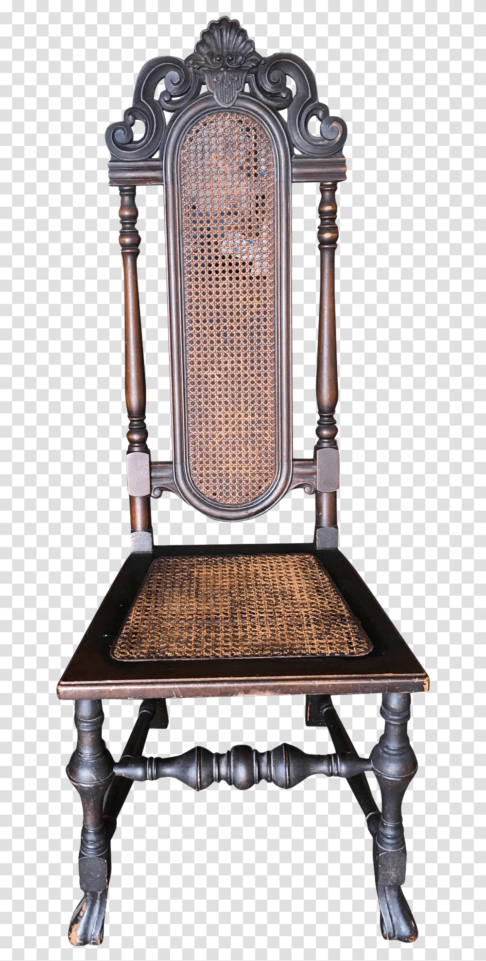 Victorian Gothic Revival Wicker Seat Carved Oak Side Throne Chair Throne, Furniture, Tabletop, Sink Faucet, Interior Design Transparent Png