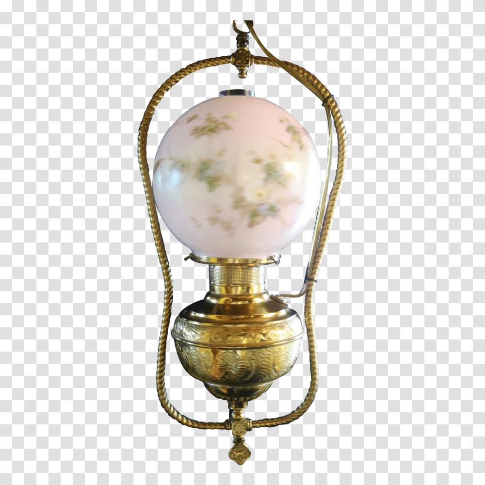 Victorian Hanging Converted Gas Lamp Chandelier With Ball Globe, Outer Space, Astronomy, Universe, Planet Transparent Png