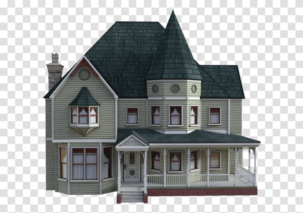 Victorian House, Housing, Building, Cottage, Roof Transparent Png