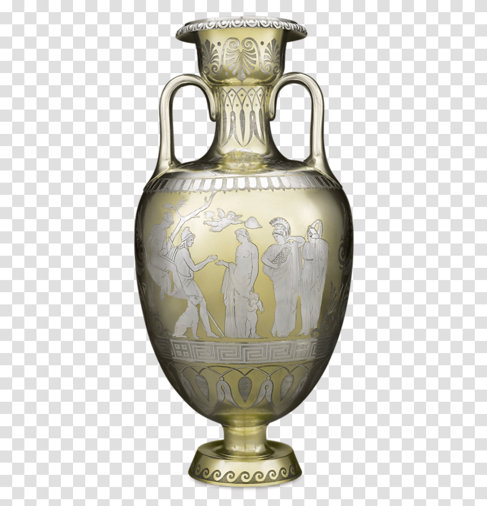 Victorian Parcel Gilt Vase By D Amp C Houle Victorian Vase, Porcelain, Pottery, Jar Transparent Png