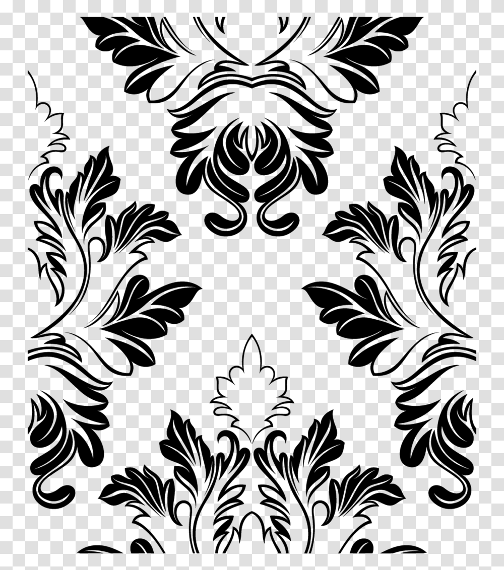 Victorian Pattern Floral Free Photo, Gray, World Of Warcraft Transparent Png