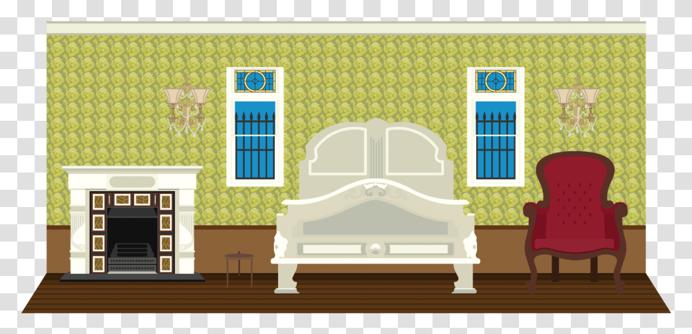 Victorian Room, Furniture, Chair, Interior Design, Indoors Transparent Png