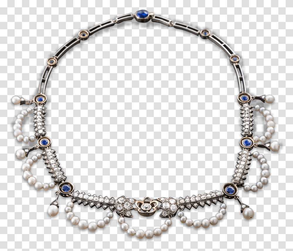 Victorian Saltwater Pearl And Diamond Necklace Bracelet, Accessories, Accessory, Jewelry, Bead Transparent Png