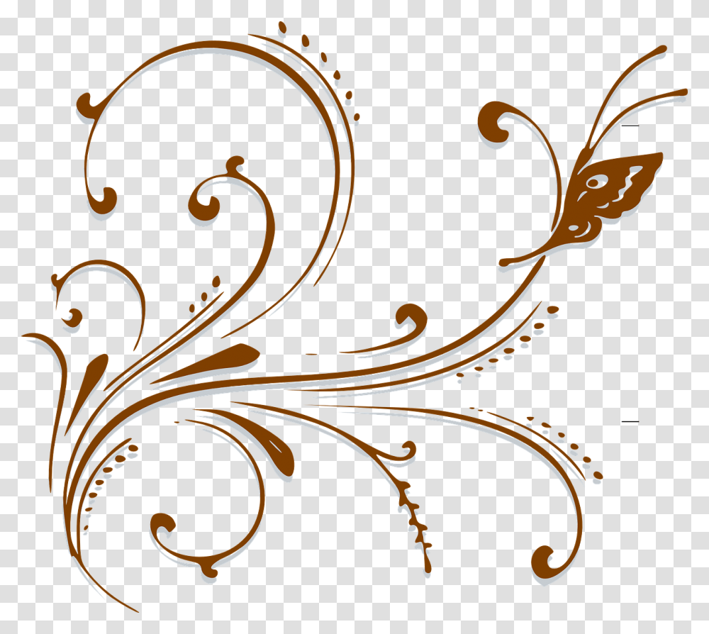 Victorian Scroll, Floral Design, Pattern Transparent Png