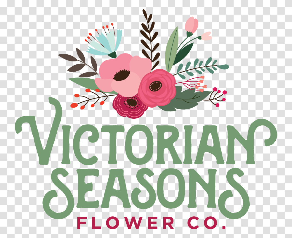 Victorian Seasons Flower Co Wedding Flower Preservation Floral, Graphics, Art, Poster, Advertisement Transparent Png