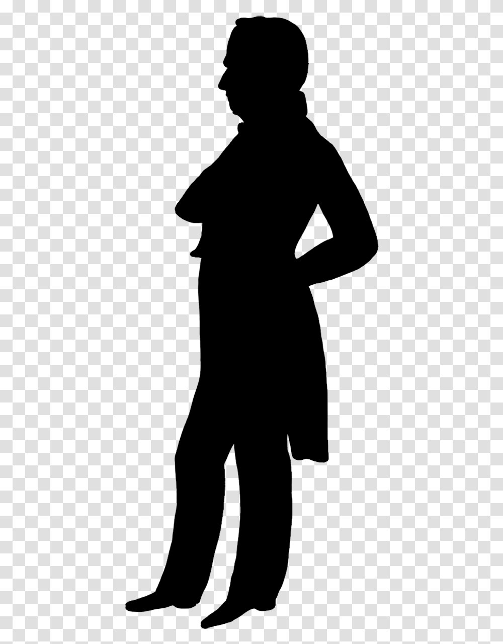 Victorian Silhouette Clipart Victorian Man Silhouette, Gray, World Of Warcraft Transparent Png