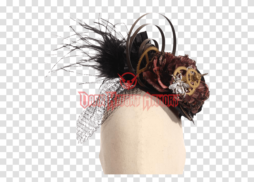 Victorian Steampunk Revolution Vespa Turbine Wheel Headpiece, Apparel, Animal, Hair Slide Transparent Png