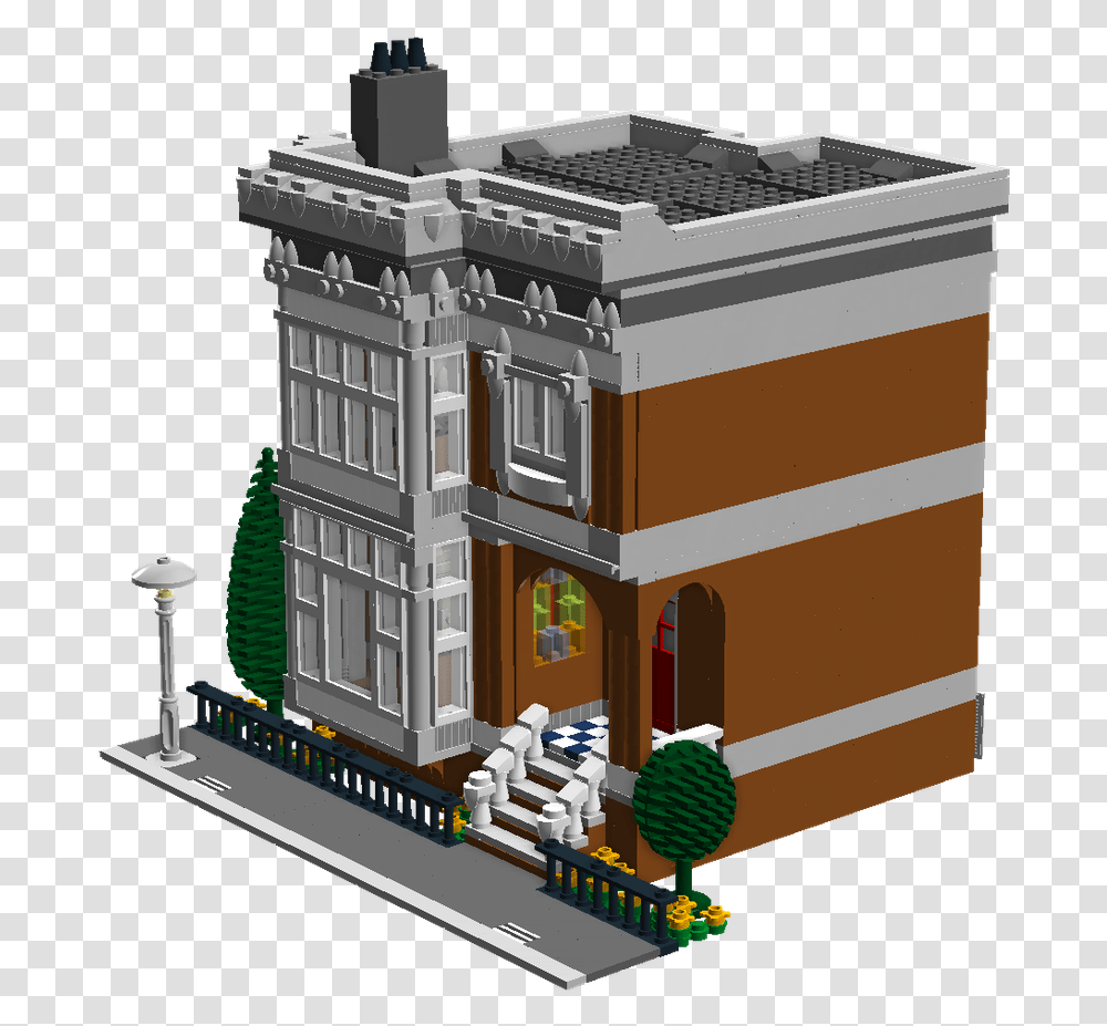 Victorian Town House Modular Lego, Mansion, Housing, Building, Toy Transparent Png