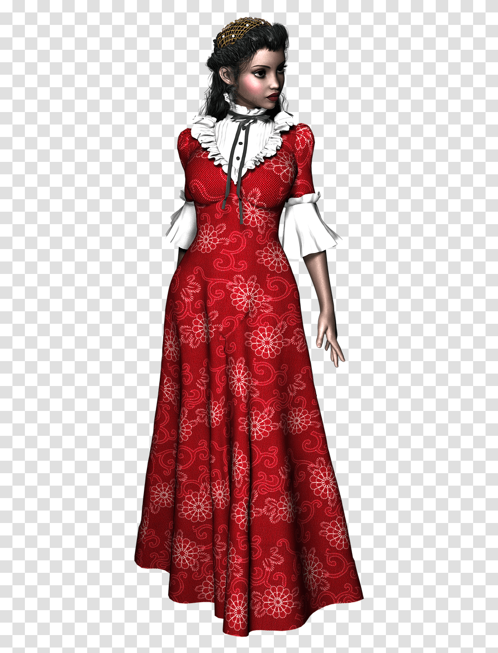 Victorian Woman No Background, Dress, Female, Person Transparent Png