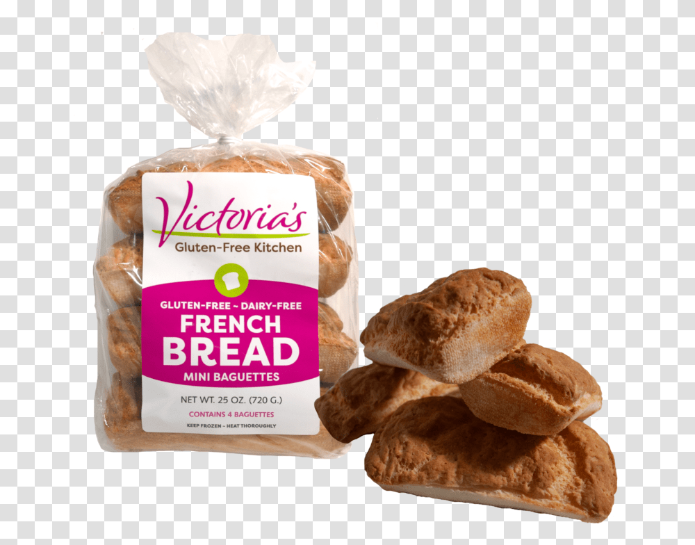Victorias Gluten Free French Baguettes Package Product Whole Wheat Bread, Food, Bun, Paper, Croissant Transparent Png