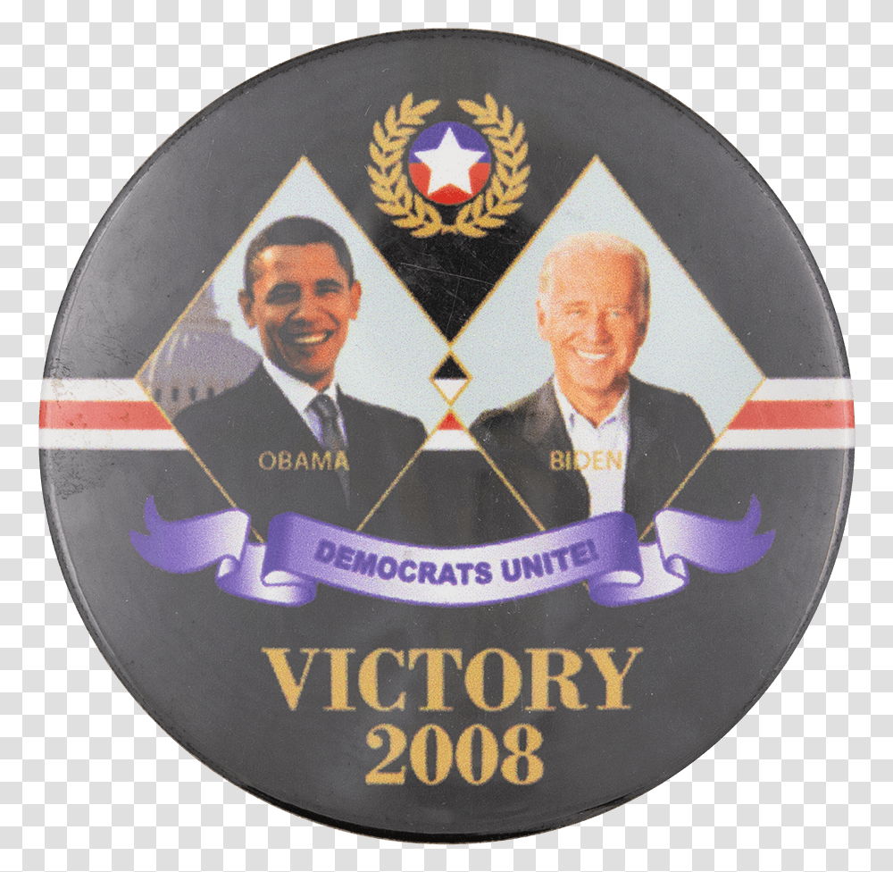 Victory 2008 Political Button Museum, Person, Disk Transparent Png