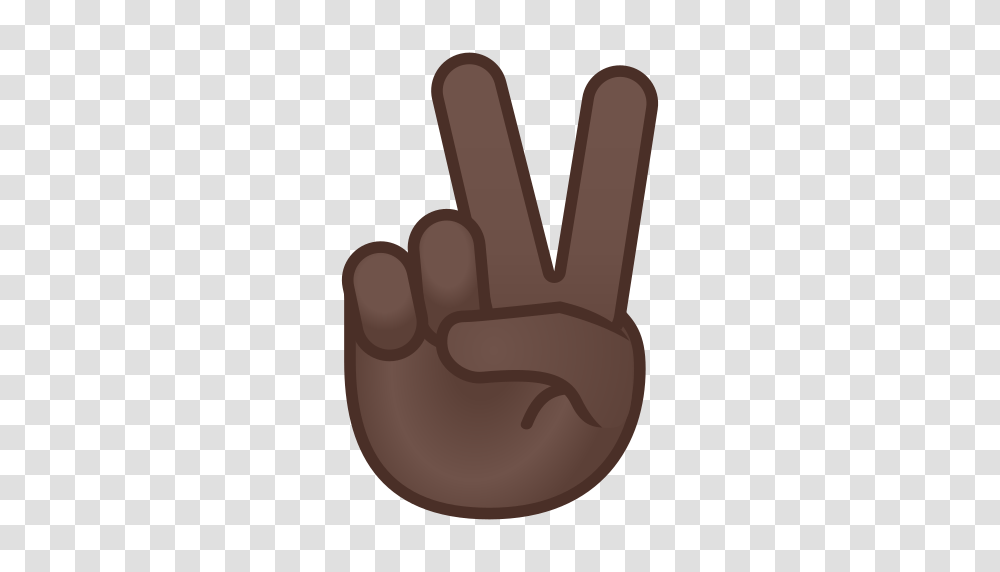 Victory Hand Emoji With Dark Skin Tone Meaning And Pictures, Apparel, Finger Transparent Png