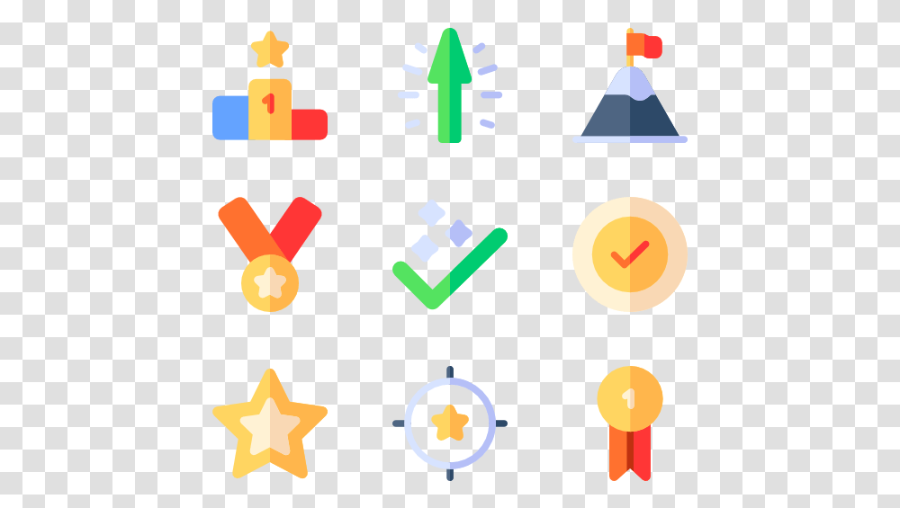 Victory Icon, Star Symbol Transparent Png