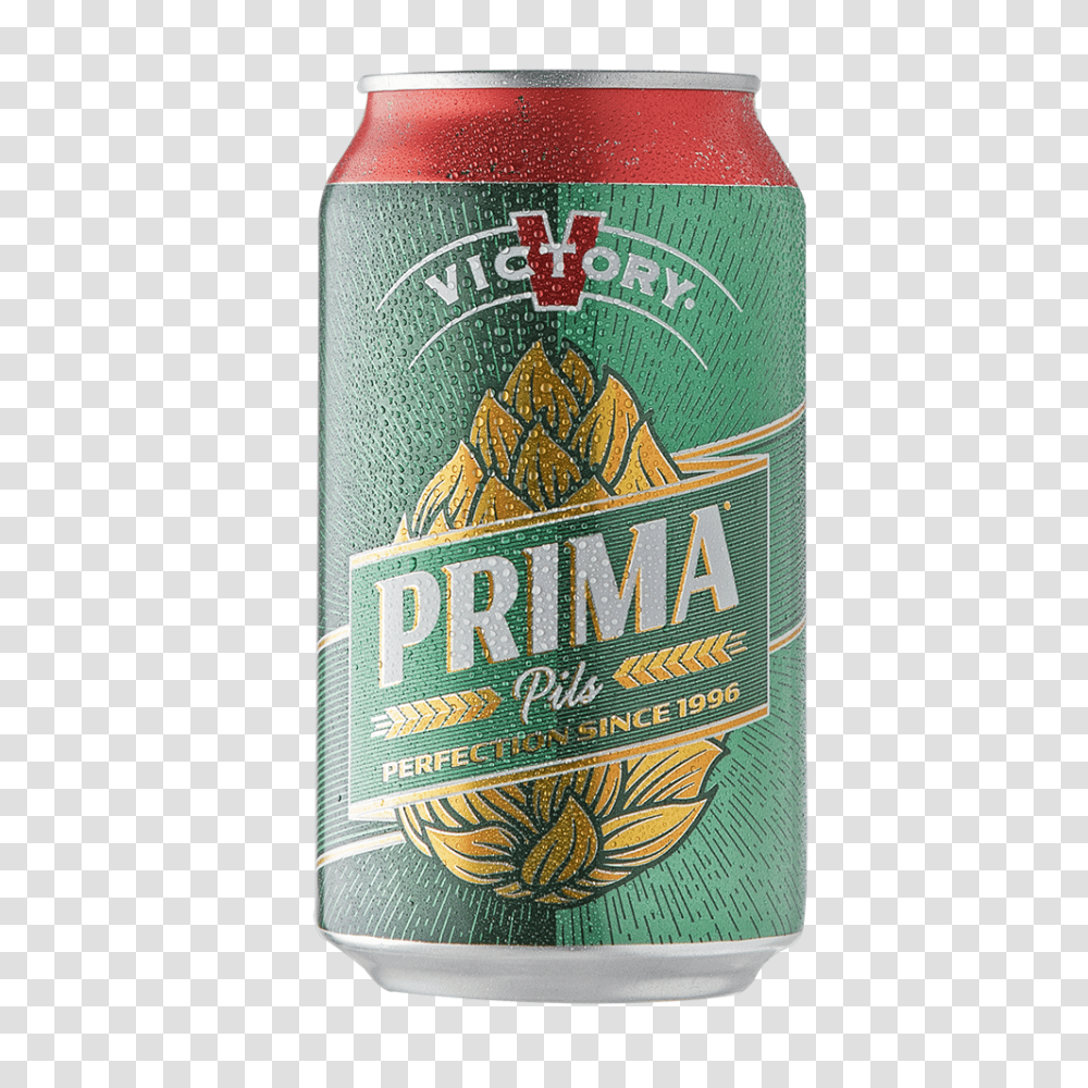 Victory Prima Pils Can Beer Hawk, Lager, Alcohol, Beverage, Drink Transparent Png
