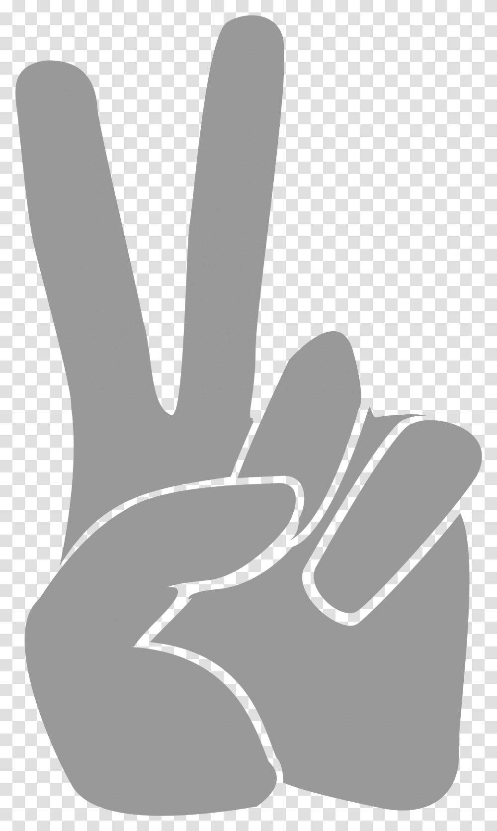 Victory Symbol, Hand, Finger, Holding Hands, Portrait Transparent Png