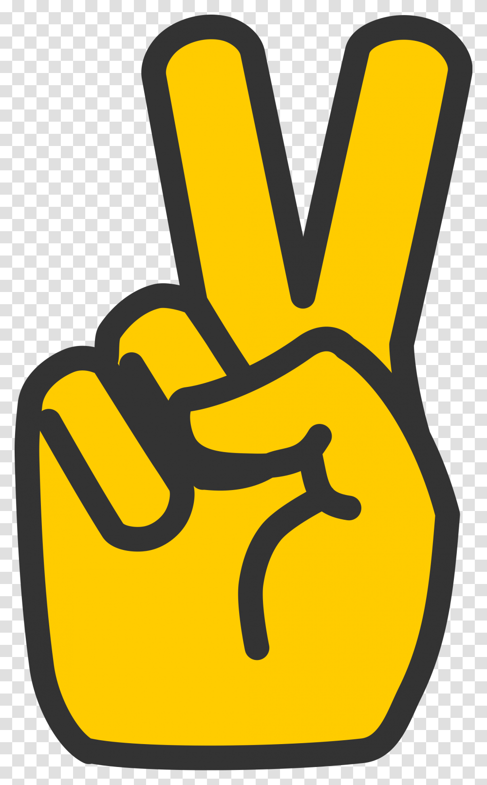 Victory V Sign Download Victory Sign, Hand, Apparel Transparent Png