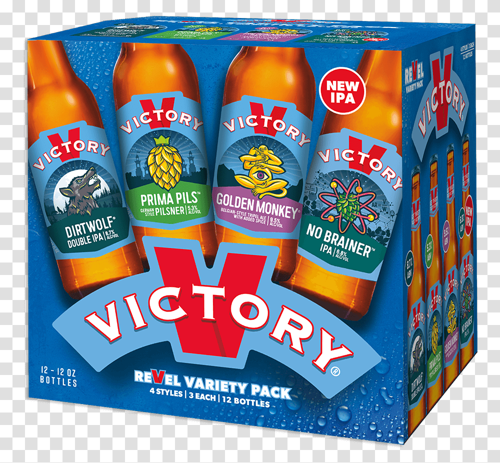 Victorys Variety 12 Pack Box, Bottle, Sunscreen, Cosmetics, Beer Transparent Png