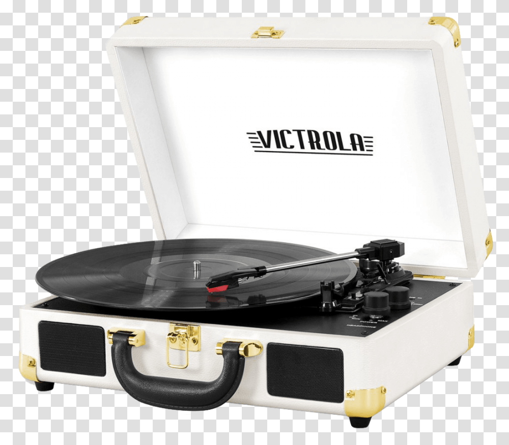 Victrola Vintage 3 Speed Bluetooth Suitcase Turntable, Electronics, Tape Player, Cooktop, Indoors Transparent Png