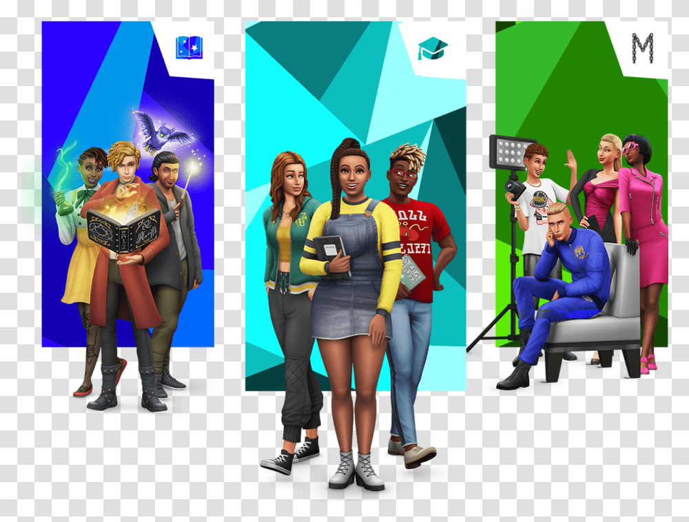 Vida Universitaria The Sims, Person, Poster, Advertisement Transparent Png