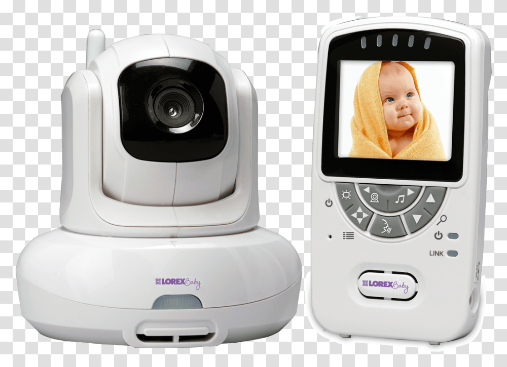 Video Baby Monitor With Wireless Camera Night Vision Lorex Baby Monitor, Mobile Phone, Electronics, Cell Phone, Person Transparent Png