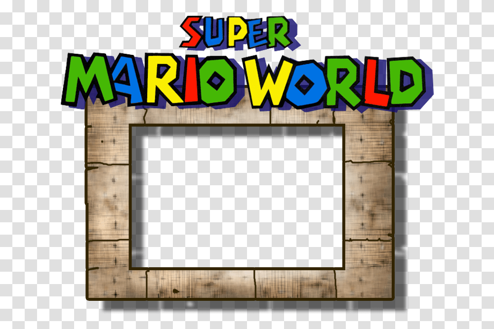 Video Border Video Super Mario World 1627998 Vippng Super Mario World, Brick, Text, Interior Design, Indoors Transparent Png