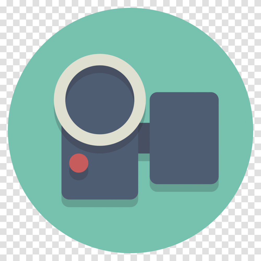 Video Camera Camcorder Icon Circle Icons Camera Icons, Disk, Dvd, Electronics, Ipod Transparent Png