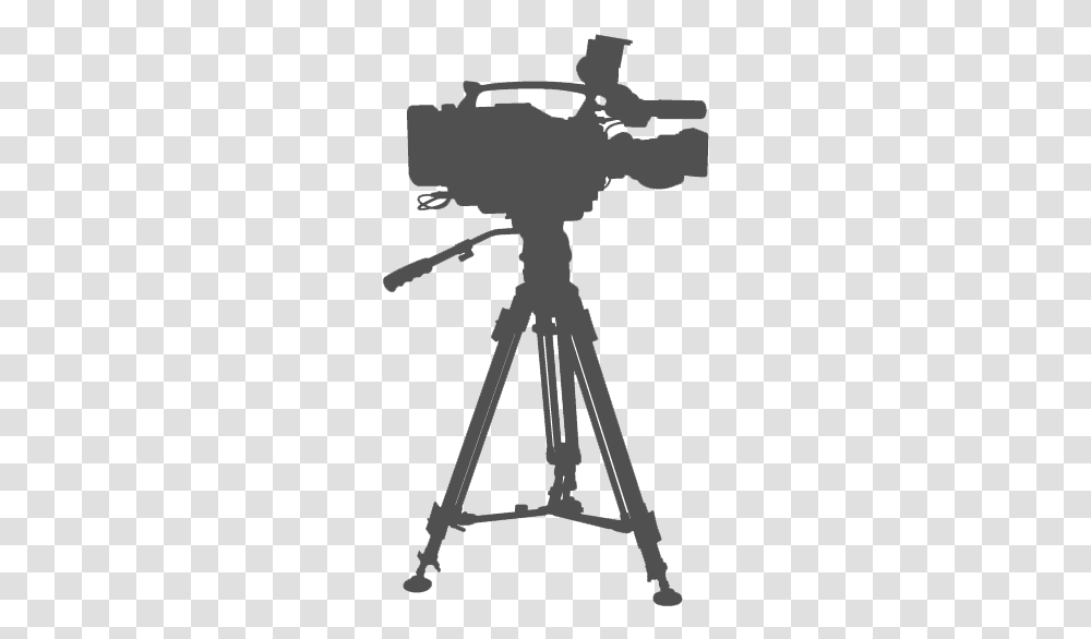 Video Camera Clipart 9 Station Camera And Tripod, Telescope Transparent Png