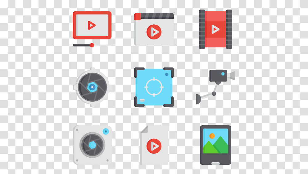 Video Camera, Electronics, Security, Screen Transparent Png