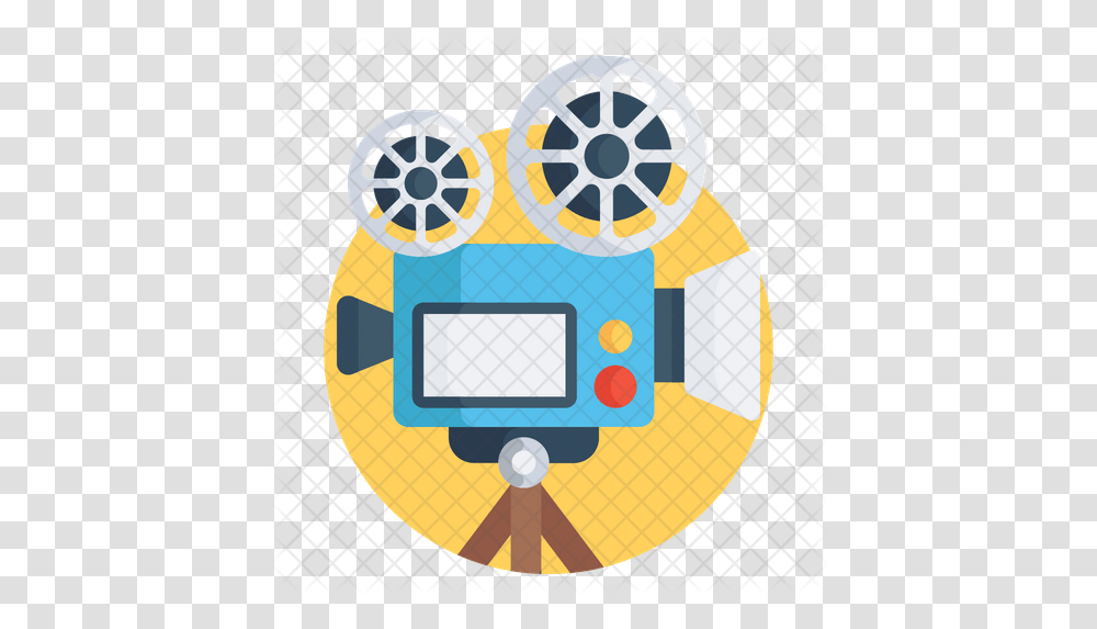 Video Camera Icon Dot, Electronics, Reel, Logo, Symbol Transparent Png
