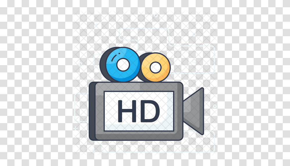 Video Camera Icon Dot, Number, Symbol, Text, Clock Tower Transparent Png