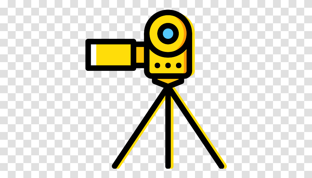 Video Camera Icon Tripod, Electronics, Robot, Electrical Device, Telescope Transparent Png