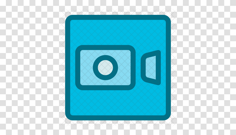 Video Camera Icon Vertical, Cassette, Text, Tape Transparent Png