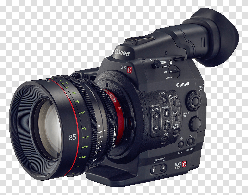 Video Camera Image Canon Eos C100, Electronics, Digital Camera, Camera Lens Transparent Png