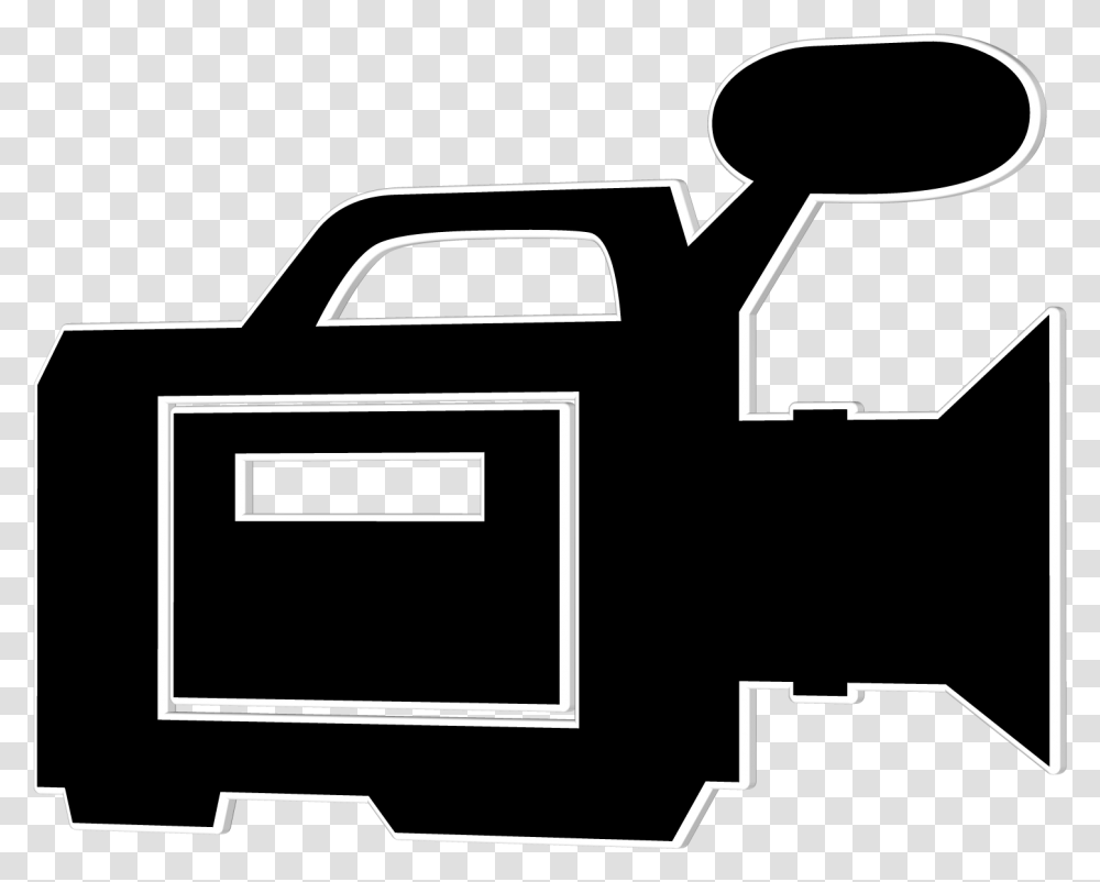 Video Camera Vector, Stencil, Electronics, Word Transparent Png
