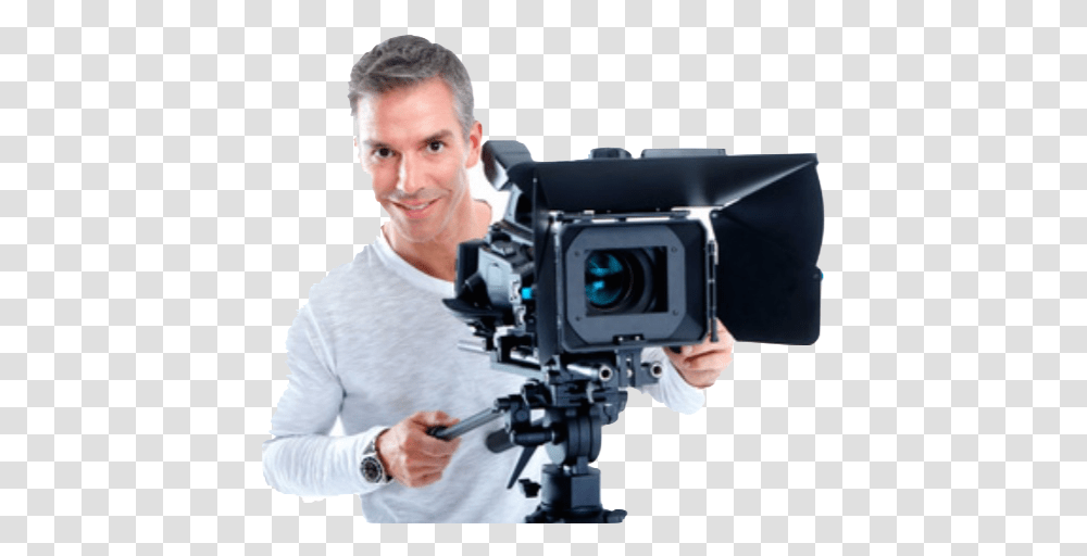 Video Cameraman Cameramanpng Images Camera Operator, Person, Human, Tripod, Electronics Transparent Png