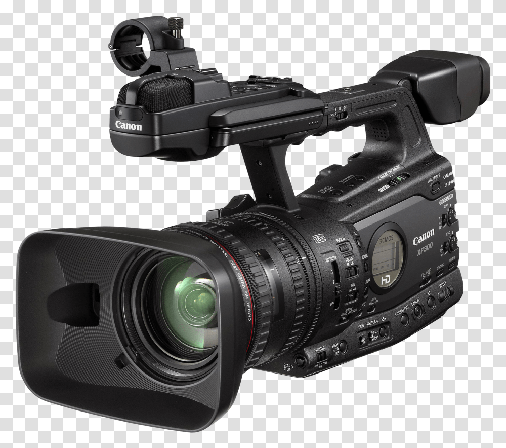 Video Cameras Mpeg Canon Xf305, Electronics Transparent Png