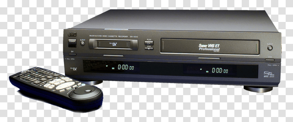 Video Cassette Player Vcr, Electronics, Cd Player, Tape Player Transparent Png