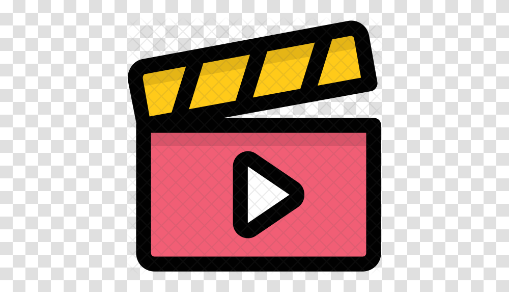 Video Clip Icon Video Clip Icon, Text, Transportation, Symbol, Vehicle Transparent Png